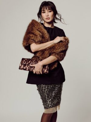 Chienna Filomeno Instagram - is wearing @hm ‘s a/w 2025 collection 🖤🐆

event photos coming in 3..2..