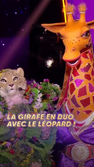 Chimène Badi Instagram - La Girafe et le Léopard nous ont offert une prestation éblouissante ✨⁣
⁣
#MaskSinger , en Streaming sur TF1  🎭