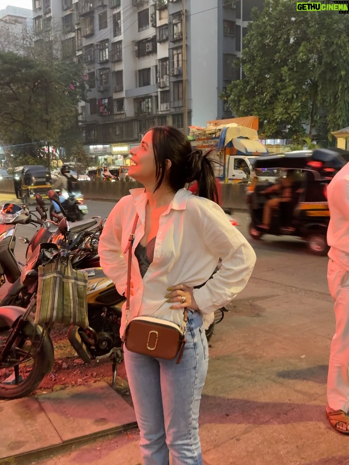 Chitranshi Dhyani - 7.4K Likes - The first time I came to Mumbai, I had dreams but no idea how they would take shape.
Today, seeing my song here feels like a quiet reminder to trust the journey.
Taking this moment in, slowly.

Grateful ✨ @osm_records @shekhar_himanshu @manpreet303 ♥️🧿