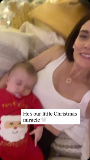 Christina Pascucci Instagram - I’ve debated sharing this, and decided it’s important.

There was a time I wasn’t sure if Everest would be here this Christmas.

He was given a grim prognosis when I was around 13 weeks pregnant. Doctors told me if we didn’t terminate the pregnancy, it would likely end in miscarriage.

After extensive testing and 7 weeks of hell, everything came back clear. He’s healthy. Doctors were stunned. He is a literal miracle.

I’m grateful we trusted our gut, and for all the prayers. My deepest wish is that the story I share in this video brings hope to even one family experiencing something like this. 

Thank you, God!

Merry Christmas to all 🤍 
#DearEverest