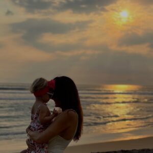 Christina Pascucci Instagram - She’s a vibe 😍 First trip as a family of 4 is in the books! While we were hesitant at first to bring our kids to this destination birthday celebration for one of our dearest friends, it ended up being so fun having them there and also showed us what’s possible as parents. Loving this challenging and joyful dance called parenthood.