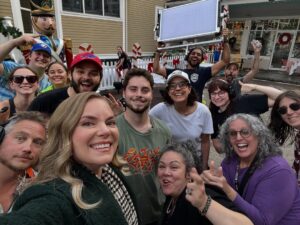 Cindy Busby Instagram - “There’s No Place Like Christmas” premieres this November 30th on @greatamericanfamily & @greatamericanpureflix 🎄
Directed by the amazing @lisafrance2067
Grateful to have partnered up with @sampage again!
Thank you to the super fun, hardworking, and talented crew in Buffalo, NY, throughout the entire production!