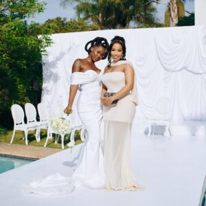 Cindy Mahlangu Instagram - Celebrating love..🥹🤍💍
