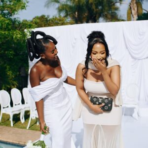 Cindy Mahlangu Instagram - Celebrating love..🥹🤍💍