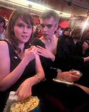 Claudia O'Doherty Instagram - Here are more treasured memories from TIFF that exist in a more vertical format. I tried to get the TIFF app but I downloaded the Transylvania International Film Festival app instead. 🦇