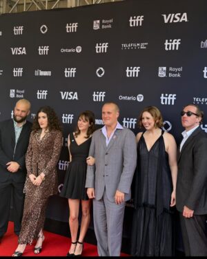Claudia O'Doherty Instagram - Here are more treasured memories from TIFF that exist in a more vertical format. I tried to get the TIFF app but I downloaded the Transylvania International Film Festival app instead. 🦇