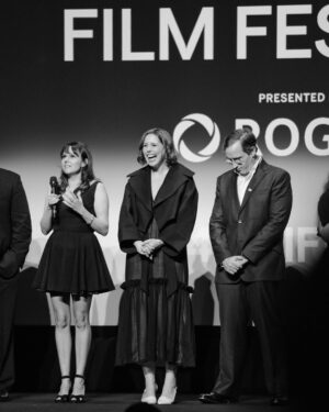 Claudia O'Doherty Instagram - Here are more treasured memories from TIFF that exist in a more vertical format. I tried to get the TIFF app but I downloaded the Transylvania International Film Festival app instead. 🦇