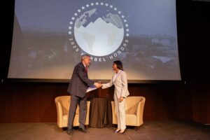 Condoleezza Rice Instagram - Spring of my junior year at the University of Denver, while I was studying music, I wandered into an introductory course on international politics taught by a man named Josef Korbel. He opened up an entirely new world to me. He was a specialist on the Soviet Union, and at the end of the quarter I wanted to be a Soviet specialist and study international politics. He encouraged me to do so, saying that he had a daughter who was studying at Columbia. Her name was Madeline Albright and perhaps we could meet someday.
 
He changed the course of my life, and it was an honor to be back at DU for a special conversation with Dean Fritz Mayer and to mark the 60th anniversary of the Korbel School. Congratulations to this year’s honorees.