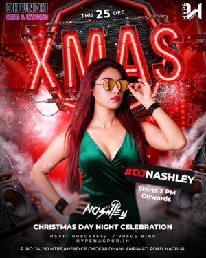 DJ Nashley Instagram - 🎄🔥 CHRISTMAS DAY NIGHT CELEBRATION 🔥🎄
🕑 Starts from 2 PM onwards
This Christmas, turn the lights low and the beats high 🎧✨
Celebrate the festive season with non-stop music, premium vibes, and an unforgettable night 🥂🎅
🎟️ Book your passes:
👉 hypenagpur.in
📞 RSVP / Table Booking:
8080636161 | 9960518180
🎶 DJ • 🍾 Drinks • 🎄 Festive Vibes
#ChristmasDay #ChristmasParty #NightClubVibes #DJNight ##music