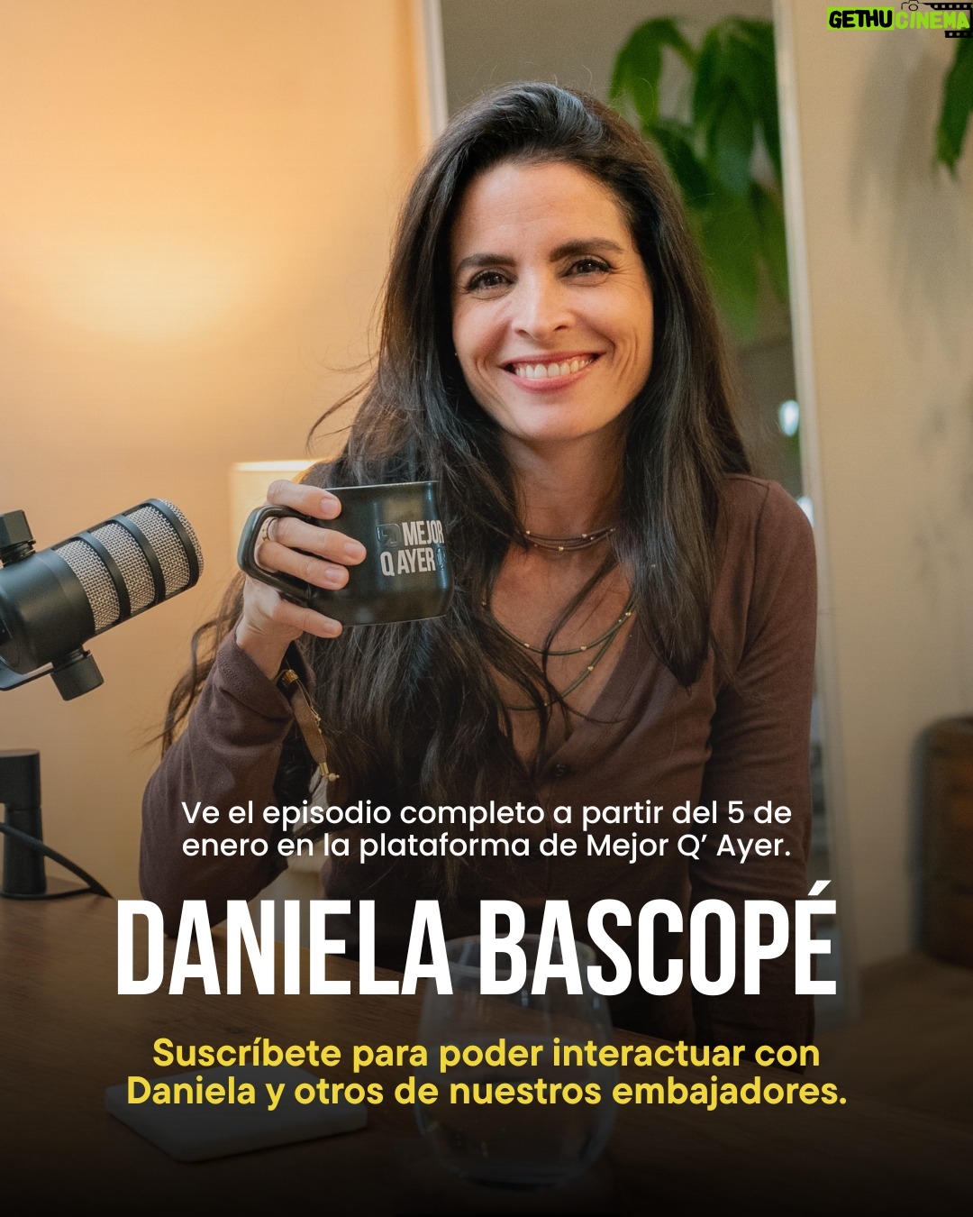 Daniela Bascopé - 3K Likes - Ni la cima dura para siempre.
Ni el fondo es eterno.

Entender que todo pasa cambia cómo atraviesas la vida.
Menos miedo. Más presencia.

Gracias @dbascope  por compartir esta mirada.

👉 Episodio completo desde el 5 de enero en la plataforma.
Disponible a todo el público a partir del 12 de enero.

Link en bio.