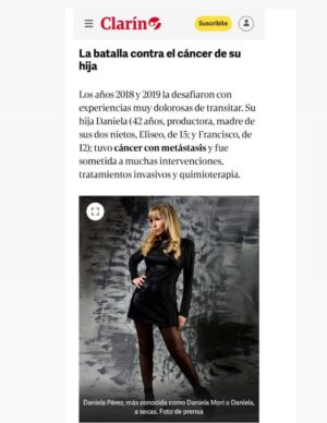 Daniela Mori Instagram - Muchisimas gracias a @fabicataldo_ por esta hermosa nota !! Es sin duda la mas importante de todas las que me hicieron en toda mi carrera !! Gracias a mi prensa y amigo querido @fernandomaldonadopress Gracias de corazón ♥️!! Gracias a mi hija @linda.araico por estar en todos los detalles !!! Gracias a @grupoclarin