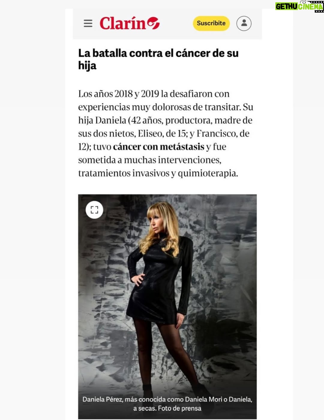 Daniela Mori - 3 Likes - Muchisimas gracias a @fabicataldo_ por esta hermosa nota !! Es sin duda la mas importante de todas las que me hicieron en toda mi carrera !! Gracias a mi prensa y amigo querido @fernandomaldonadopress Gracias de corazón ♥️!! Gracias a mi hija @linda.araico por estar en todos los detalles !!! Gracias a @grupoclarin