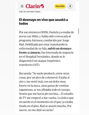 Daniela Mori Instagram - Muchisimas gracias a @fabicataldo_ por esta hermosa nota !! Es sin duda la mas importante de todas las que me hicieron en toda mi carrera !! Gracias a mi prensa y amigo querido @fernandomaldonadopress Gracias de corazón ♥️!! Gracias a mi hija @linda.araico por estar en todos los detalles !!! Gracias a @grupoclarin