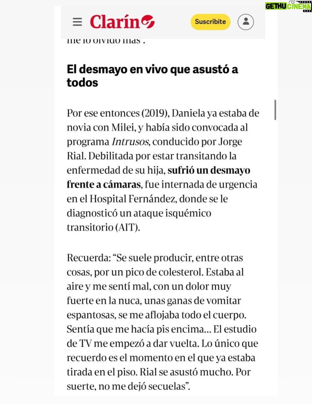 Daniela Mori - 3 Likes - Muchisimas gracias a @fabicataldo_ por esta hermosa nota !! Es sin duda la mas importante de todas las que me hicieron en toda mi carrera !! Gracias a mi prensa y amigo querido @fernandomaldonadopress Gracias de corazón ♥️!! Gracias a mi hija @linda.araico por estar en todos los detalles !!! Gracias a @grupoclarin