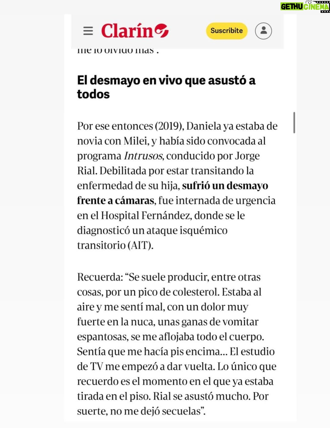 Daniela Mori - 3 Likes - Muchisimas gracias a @fabicataldo_ por esta hermosa nota !! Es sin duda la mas importante de todas las que me hicieron en toda mi carrera !! Gracias a mi prensa y amigo querido @fernandomaldonadopress Gracias de corazón ♥️!! Gracias a mi hija @linda.araico por estar en todos los detalles !!! Gracias a @grupoclarin