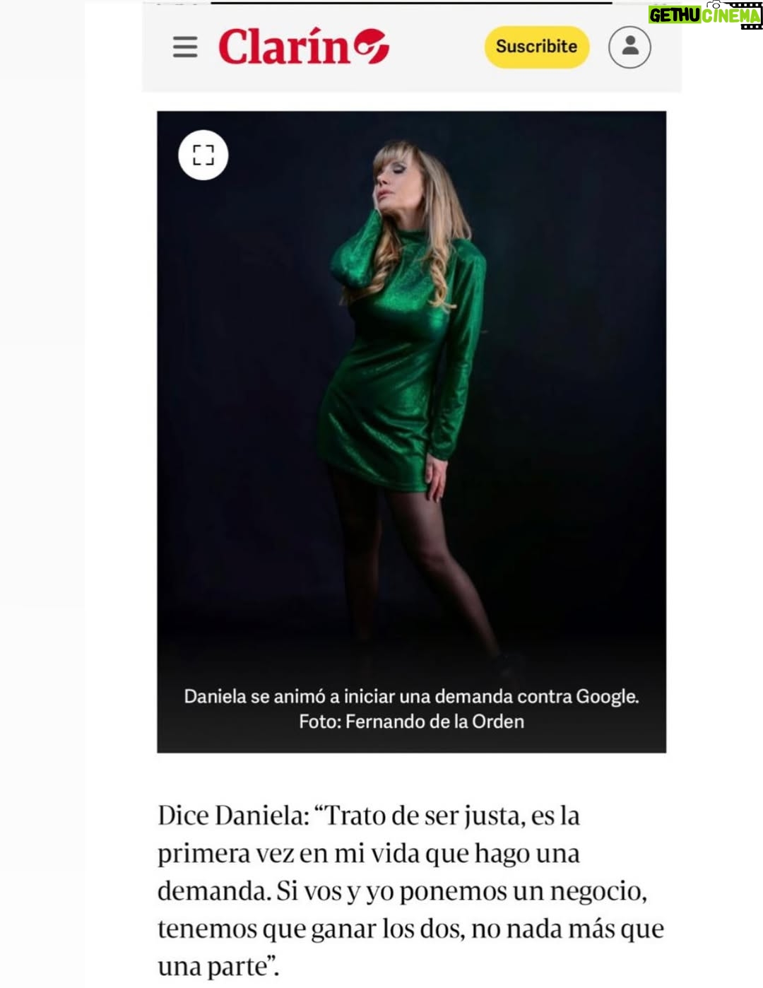 Daniela Mori - 3 Likes - Muchisimas gracias a @fabicataldo_ por esta hermosa nota !! Es sin duda la mas importante de todas las que me hicieron en toda mi carrera !! Gracias a mi prensa y amigo querido @fernandomaldonadopress Gracias de corazón ♥️!! Gracias a mi hija @linda.araico por estar en todos los detalles !!! Gracias a @grupoclarin