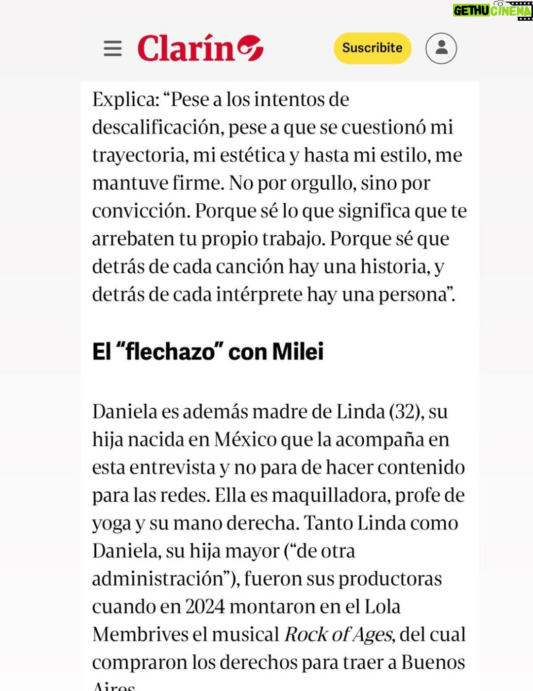 Daniela Mori - 3 Likes - Muchisimas gracias a @fabicataldo_ por esta hermosa nota !! Es sin duda la mas importante de todas las que me hicieron en toda mi carrera !! Gracias a mi prensa y amigo querido @fernandomaldonadopress Gracias de corazón ♥️!! Gracias a mi hija @linda.araico por estar en todos los detalles !!! Gracias a @grupoclarin