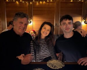 Daphne Zuniga Instagram - What a dream! This film, this team, this city, and my 2 boyz … Thank you Mel Brooks and this amazing new creative team!!! My heart is filled And so is my cup! 🍷👑🎬 did my last scene, I am one lucky qween.💕 
#spaceballs2 #melbrooks #sydney #vespa