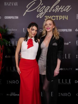 Dasha Tregubova Instagram - Коли Різдво святкують @harpersbazaarukraine  @elle_ukraine і @cosmopolitanukraine - це потужно)

Дякую @foma_ph та @elle_ukraine за фото 
@eva_beauty_ua за подарунки 
@purity_fashion_studio за вбрання
і всім прекрасним талановитим друзям за компанію
