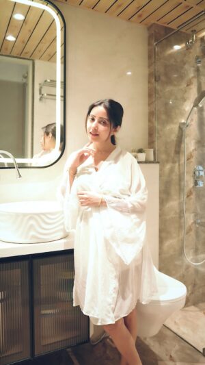 Debashree Biswas Instagram - Never thought fittings could change the mood of a bathroom this much.
The shower, basin mixer, and accessories from Ruhe are minimal, practical, and quietly reliable — the kind you stop noticing because they work so well.

#bathroomfittings #shower #handshower #home