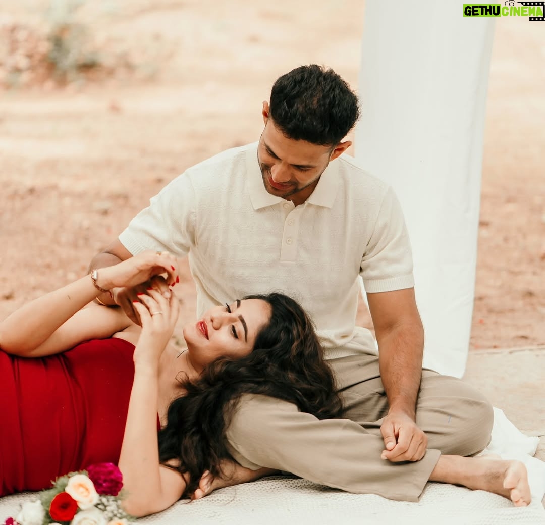 Deepthi Manne - 149.5K Likes - Dear Rohan, 
You are the person I’ve been waiting for, 
a heavenly gift from above. 
Thank you for choosing  me. 
I LOVE YOU❤️
@holdinghands.wed you all have done an amazing job, and every frame brings back memories of how effortlessly you made us feel at ease, as if we were just creating memories instead of having a photoshoot. 
Thank you soooo much @ambatirohith  @nethrareddyj  and team ❤️❤️❤️