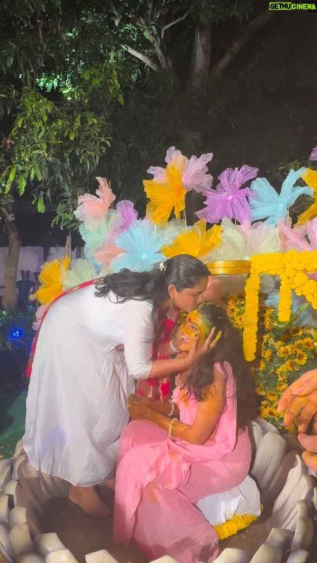 Deepthi Manne - 61.2K Likes - Today, I apply haldi on your face, but my heart is filled with all our memories… laughter, tears, secrets and everything in between. You deserve all the happiness in the world, my best friend.” 💖💖💖

Outfit: @manasa_karnati 

#haldi #haldifunction #bestfriendwedding #instagram #reels #trending #reelitfeelit #navyarao