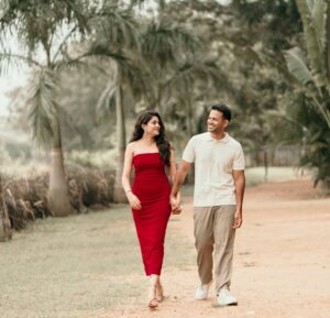 Deepthi Manne Instagram - Dear Rohan, 
You are the person I’ve been waiting for, 
a heavenly gift from above. 
Thank you for choosing  me. 
I LOVE YOU❤️
@holdinghands.wed you all have done an amazing job, and every frame brings back memories of how effortlessly you made us feel at ease, as if we were just creating memories instead of having a photoshoot. 
Thank you soooo much @ambatirohith  @nethrareddyj  and team ❤️❤️❤️