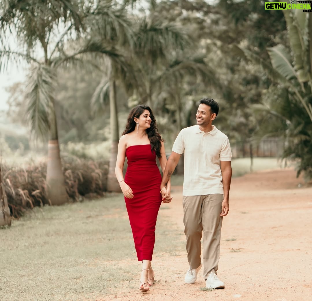 Deepthi Manne - 149.5K Likes - Dear Rohan, 
You are the person I’ve been waiting for, 
a heavenly gift from above. 
Thank you for choosing  me. 
I LOVE YOU❤️
@holdinghands.wed you all have done an amazing job, and every frame brings back memories of how effortlessly you made us feel at ease, as if we were just creating memories instead of having a photoshoot. 
Thank you soooo much @ambatirohith  @nethrareddyj  and team ❤️❤️❤️