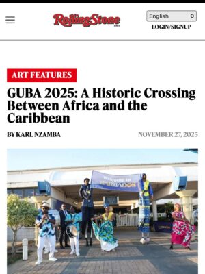 Dentaa Instagram - History is watching.
From Rolling Stone Africa to TIME Africa, the world is recognising what we already know! Africa and the Caribbean are reconnecting on our own terms.
Honoured to lead and be part of this movement. 
#GUBA2025 #ReclaimingOurAtlanticDestiny #gubainbarbados

Thank you @wearesbbmedia @stephbusari #yourock