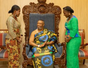 Dentaa Instagram - “If we fail, we have failed generation upon generation and we cannot afford to do that.” — Ga Mantse

I was deeply honoured to accept a kind invitation from King Tackie Teiko Tsuru II, the Ga Mantse, to pay a courtesy visit last week, alongside my Board Chair, Yvonne Abba-Opoku, and Ellen Osei-Opoku of the GUBA team. @yaa.boatemaaaa @yvonneabbaopoku 

I left inspired by the work of his foundation and by the powerful history he shared marking 200 years of peaceful coexistence between the Ga and Ashanti people, following reconciliation after the Katamanso War. It is a milestone I was previously unaware of, yet one that deserves to be preserved, taught, and celebrated.

During our conversation, I proposed educational programmes and creative productions as meaningful ways to honour this legacy and ensure younger generations understand the value of peace, unity, and shared history.

As I continue to say: development is not about people coming back to “help us” it is about collaboration, trade, and sustainable growth.

This remains at the heart of GUBA’s current 2026: from Diaspora to Development and investment.

Grateful for the wisdom, warmth, and vision shared.

@b2_pixel_studios #photos 
@graceluxstyling #stylist 
@sireen_hair #hair 
@Sandra_boateng_22 #outfit