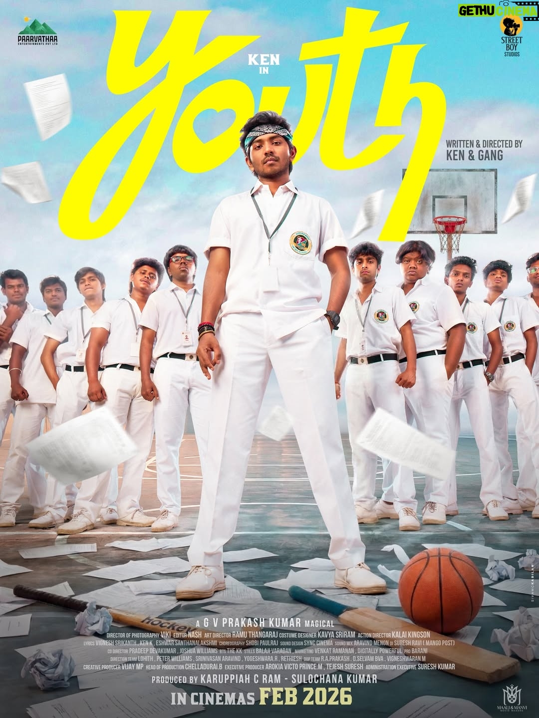 Devadarshini - 23.9K Likes - Presenting the First Look of #YOUTH 🥳🎉

Say hello to our “YOUTH GANG” 😉
A complete fun-filled entertainer, loaded with love ❤️ laughter 😄 & emotions 💥

In cinemas - THIS FEBRUARY 🥁

#Paarvathaa01 × #KenKarunaas
#KenInYouth

@gvprakash @the__kcr @surajvenjaramoodu @devadarshnichetan #SulochanaKumar @anishma_anilkumar__ @meenaaxi_ @priyanshiyadavofficial_ @chinnathamizha @thajmola @karen.vincent_ @s.manikandan___ @sony_daffodil_01 @sarathofficial_24 @eshwar_santhanalakshmi 

@viki_dop @thisiseditornash @ramuthangaraj @kavyasriraam @vijaymp29 @kalaikingson @sachin.sudhakaran @aravindmenon2506 @suresh__ravi @thesrikanthmv @wakandian_panther @chelladurai9113 @prince__ecnirp @tejeshsuresh @__sureshkumar._ @maali_and_manvi @mangopost.production @naaturajaduraiofficial @_.the__kk._ @sync.cinema @kabilanchelliah  @venkat_ramanan__ @digitallypowerful @venkystudios @pro_barani