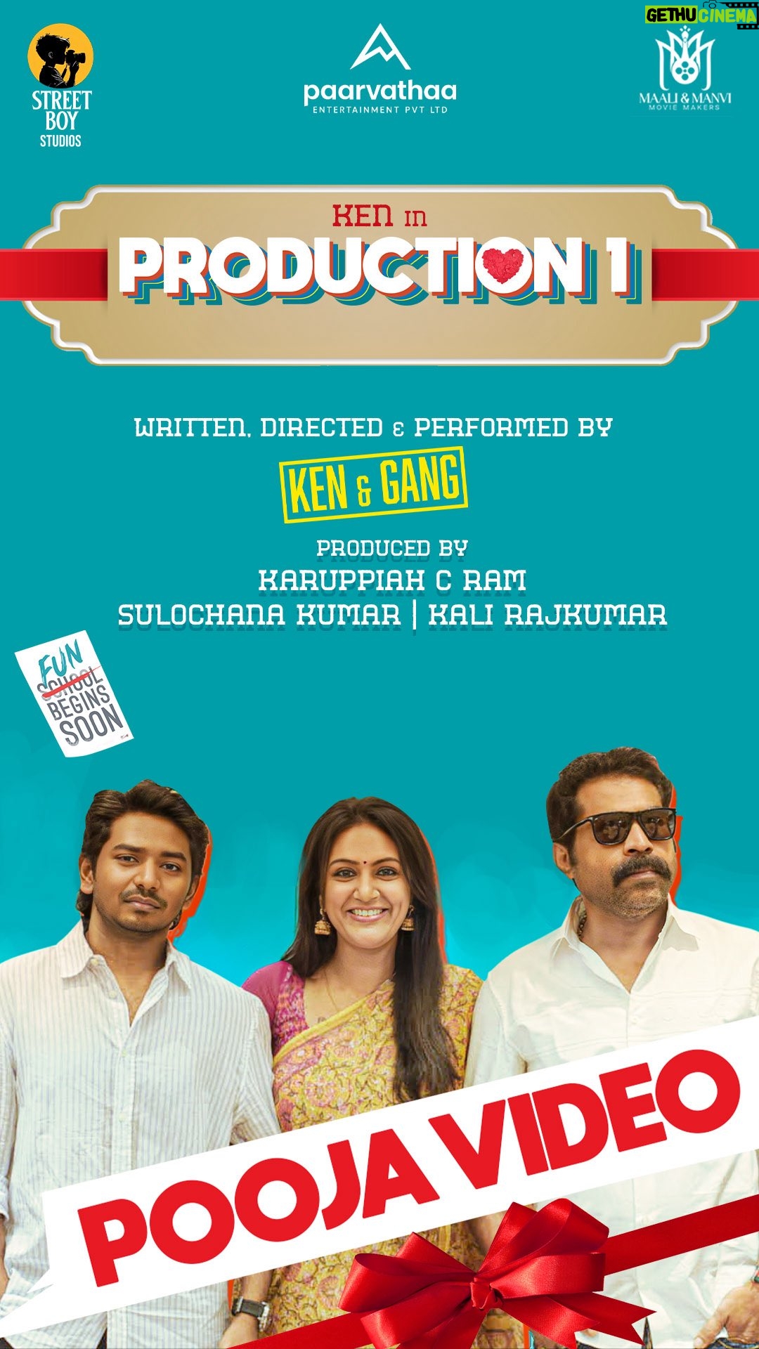 Devadarshini - 63.5K Likes - Honoured to have blessings and presence from some of the finest stalwarts in Tamil cinema as we begin our journey. Grateful and inspired beyond words. 🎞️🙏
New beginnings for our Production Number 1

Next cracker drops on 29th october 2025 🧨
Fun begins soon 🔥🎬
Pooja video edited by @arun_uniq 

@kenkarunaas @gvprakash @the__kcr @surajvenjaramoodu @devadarshnichetan #SulochanaKumar
@kali_rajkumar #Paarvathaa01 @maali_and_manvi @streetboy.studios @maali_and_manvi

@viki_dop @thisiseditornash @ramuthangaraj @kavyasriraam @vijaymp29 @chinnathamizha @eshwar_santhanalakshmi @thesrikanthmv @wakandian_panther @chelladurai9113
@prince__ecnirp @tejeshsuresh @__sureshkumar._ @mangopost.production
@sync.cinema @venkat_ramanan__ @digitallypowerful @venkystudios @pro_barani