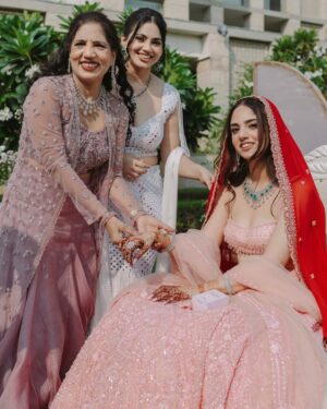 Dhairya Sandhyana Instagram - Camera reel of the most magical day✨💍
Bride & Groom Outfit - @seemagujraldesign
Bride MUA - @ishanisbridalartistry
Bride Mehendi - @sonis_henna
Photography - @nitinaroraphotography