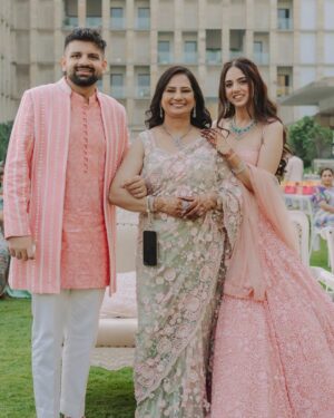 Dhairya Sandhyana Instagram - Camera reel of the most magical day✨💍
Bride & Groom Outfit - @seemagujraldesign
Bride MUA - @ishanisbridalartistry
Bride Mehendi - @sonis_henna
Photography - @nitinaroraphotography
