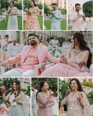 Dhairya Sandhyana Instagram - Camera reel of the most magical day✨💍
Bride & Groom Outfit - @seemagujraldesign
Bride MUA - @ishanisbridalartistry
Bride Mehendi - @sonis_henna
Photography - @nitinaroraphotography