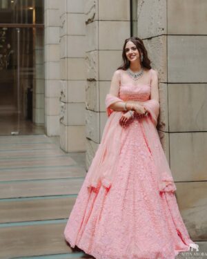 Dhairya Sandhyana Instagram - Years ago, whenever I imagined myself getting married - my vision for the engagement party was always the same - an outdoor day affair with me dressed in pink, embracing my most feminine self. After all this time, the mood board didn’t change and neither did the guy I dreamed to do it all with💕
Outfit - @seemagujraldesign
MUA - @ishanisbridalartistry
Mehendi - @sonis_henna
Photography - @nitinaroraphotography
Event Planner - Yours Truly✨