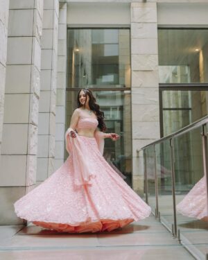 Dhairya Sandhyana Instagram - Years ago, whenever I imagined myself getting married - my vision for the engagement party was always the same - an outdoor day affair with me dressed in pink, embracing my most feminine self. After all this time, the mood board didn’t change and neither did the guy I dreamed to do it all with💕
Outfit - @seemagujraldesign
MUA - @ishanisbridalartistry
Mehendi - @sonis_henna
Photography - @nitinaroraphotography
Event Planner - Yours Truly✨