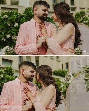 Dhairya Sandhyana Instagram - A Love Story that began in a crowded CCD on our IIT campus, grew across cities and timezones, and is now seeing us build a beautiful life together✨
Outfits - @seemagujraldesign
Jewellery - @khannajewellerskj & @hazoorilaljewellers
MUA - @ishanisbridalartistry
Mehendi - @sonis_henna
Venue - @thelodhidelhi
📸 - @nitinaroraphotography