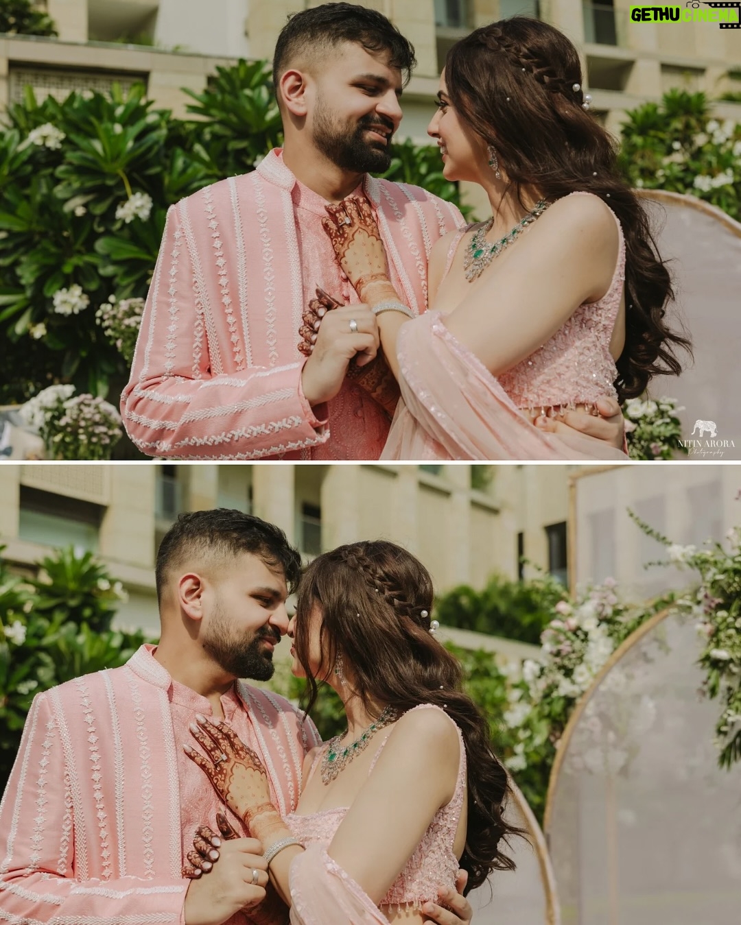 Dhairya Sandhyana - 78.9K Likes - A Love Story that began in a crowded CCD on our IIT campus, grew across cities and timezones, and is now seeing us build a beautiful life together✨

Outfits - @seemagujraldesign 
Jewellery - @khannajewellerskj & @hazoorilaljewellers 
MUA - @ishanisbridalartistry 
Mehendi - @sonis_henna 
Venue - @thelodhidelhi 
📸 - @nitinaroraphotography