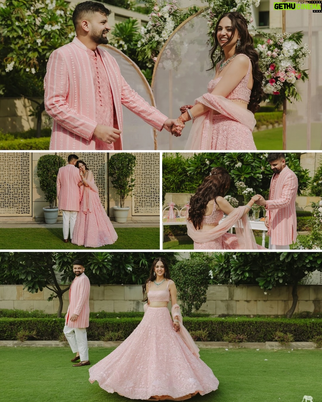 Dhairya Sandhyana - 78.9K Likes - A Love Story that began in a crowded CCD on our IIT campus, grew across cities and timezones, and is now seeing us build a beautiful life together✨

Outfits - @seemagujraldesign 
Jewellery - @khannajewellerskj & @hazoorilaljewellers 
MUA - @ishanisbridalartistry 
Mehendi - @sonis_henna 
Venue - @thelodhidelhi 
📸 - @nitinaroraphotography