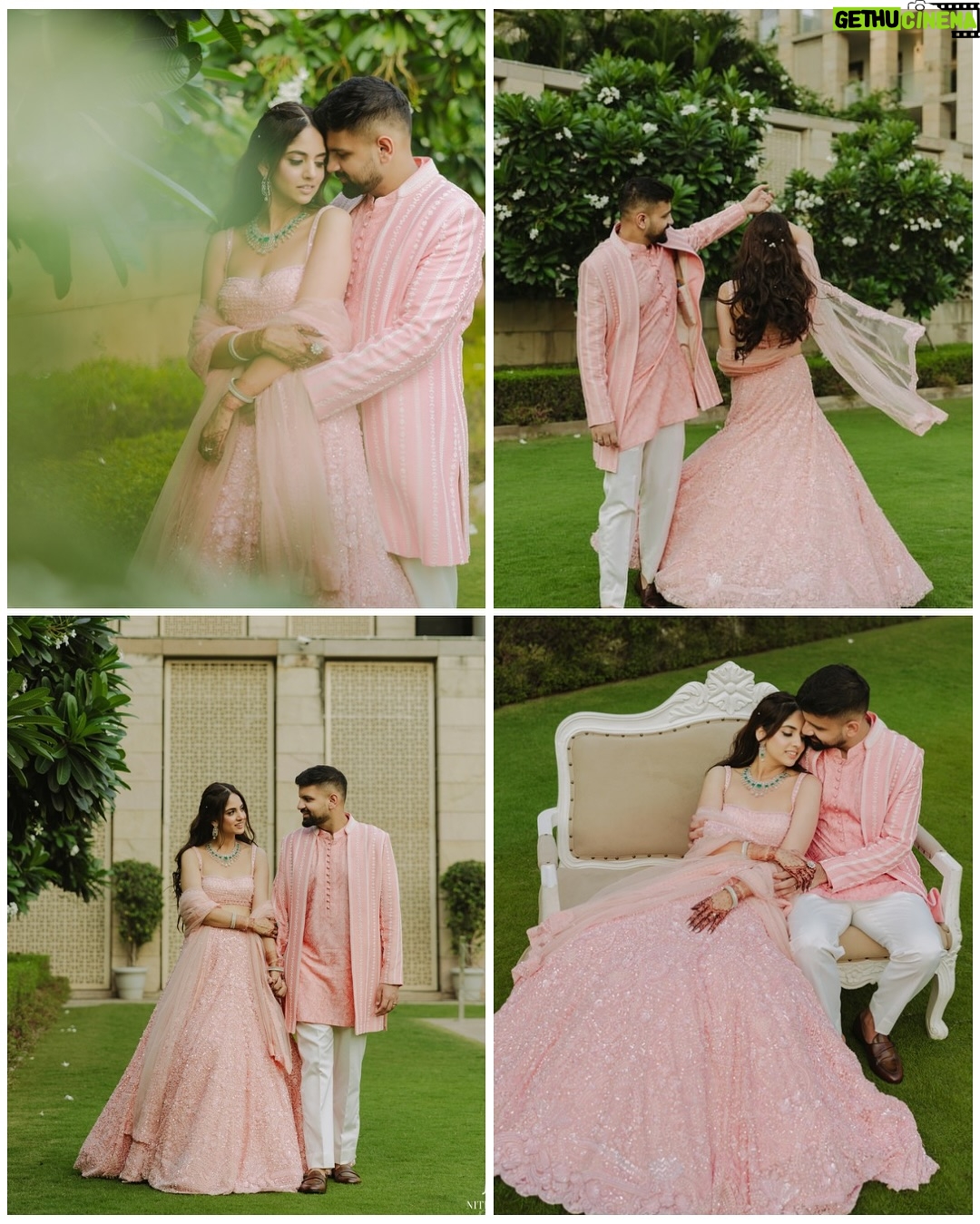 Dhairya Sandhyana - 78.9K Likes - A Love Story that began in a crowded CCD on our IIT campus, grew across cities and timezones, and is now seeing us build a beautiful life together✨

Outfits - @seemagujraldesign 
Jewellery - @khannajewellerskj & @hazoorilaljewellers 
MUA - @ishanisbridalartistry 
Mehendi - @sonis_henna 
Venue - @thelodhidelhi 
📸 - @nitinaroraphotography