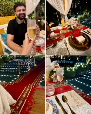 Dhairya Sandhyana Instagram - 11 years in the making - and for the longest time, ‘boyfriend and girlfriend’ just didn’t feel like enough - now, we finally found the right words: Fiancé and Fiancée💍
(Of course, until the ultimate upgrade)
.
From the very first conversation, there was a comfort - a kind of peace our body craves and is naturally drawn to. Maybe that’s why you spilled all your secrets on day one. Maybe that’s why you teased me every chance you got. Maybe that’s why we stayed up talking about anything and everything, night after night. Or maybe it was all because…our hearts just knew even before we did.
Younger S & D learned together how to have fun, how to truly enjoy life - all while dreaming of the perfect life for older S & D - and here we are, building that very life. A life so full of love, the kind of love where we both take turns to spoil each other, while supporting each other through every challenge, and I really couldn’t ask for more.
So Mr. Shrey Pandey, will you spend the rest of your life loving me, growing with me and having so much fun with me…or are you going to be all weird about it?♥️
