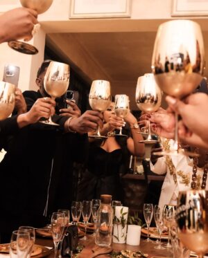 Diane Russet Instagram - They say, “ Too much of everything is bad”. but too much of me is right/good.
Had an amazing evening with @redrickpr @moetchandon 💕