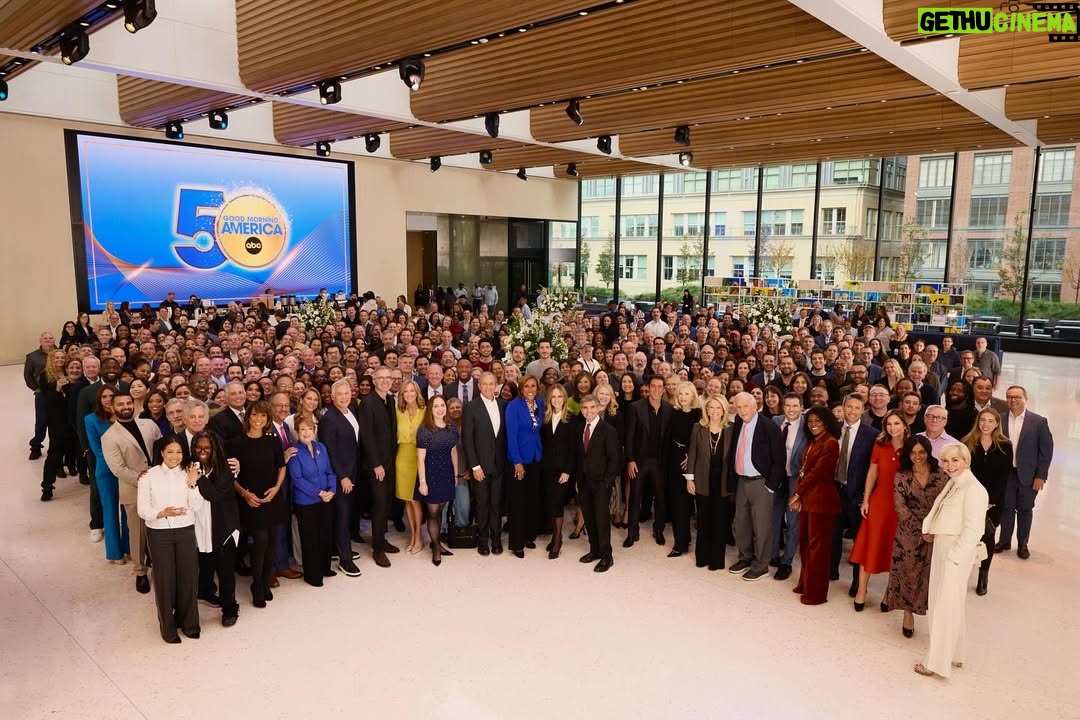 Diane Sawyer - 2.1K Likes - Loved celebrating 50 years of @goodmorningamerica with so many dear friends — congratulations to the wonderful team!
