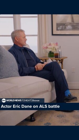 Diane Sawyer Instagram - Just months after revealing his ALS diagnosis publicly, actor Eric Dane speaks out for the first time in a interview with Diane Sawyer about his health battle, the moment he first noticed the warning signs, and his determination.