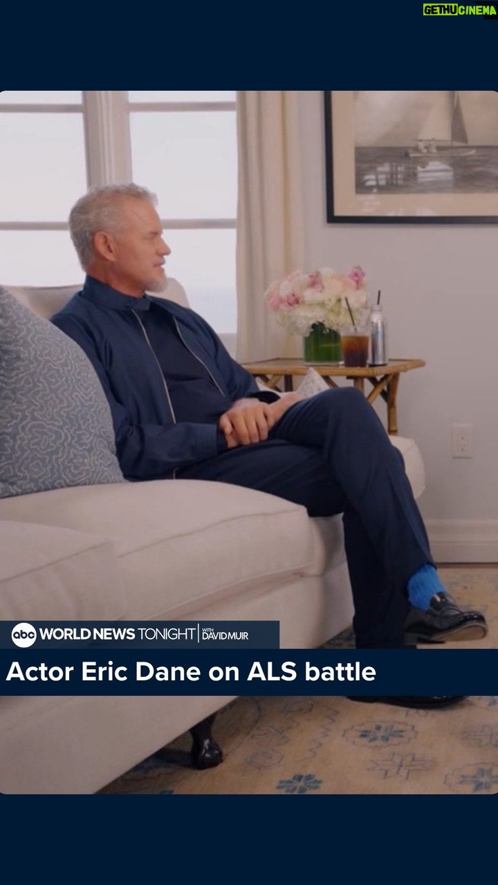 Diane Sawyer - 12.4K Likes - Just months after revealing his ALS diagnosis publicly, actor Eric Dane speaks out for the first time in a interview with Diane Sawyer about his health battle, the moment he first noticed the warning signs, and his determination.