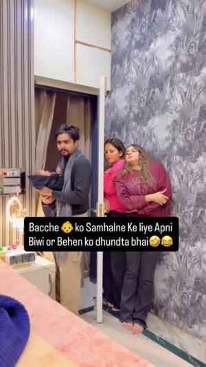 Diksha Choudhary Instagram - Nanad bhabhi ab rest karegi 🤣😂
.
.
#nanadbhabhi #relatable #comedy #indianfamily #funny