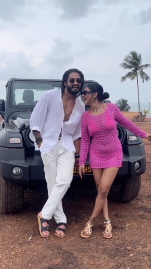 Dimple Paul Instagram - I never needed a best friend cause i have you! My best friend my boyfriend my partner in crime my everything 🧿Happy friendship day jaanu @kanishk_205 ♥️

Comment your best friends name 😍

#friendshipday #bf #cutetrends #explore #travel #couple