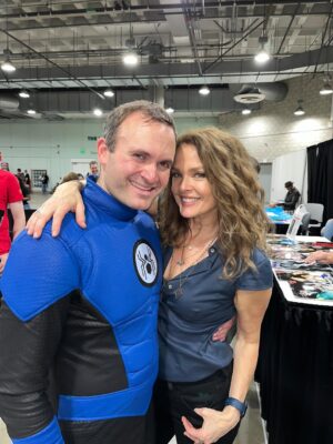 Dina Meyer Instagram - After all these Years I finally Met One of My Top Childhood Crushes Dina Meyer @dinameyer aka Batgirl/ Barbra Gordon from (Birds of Prey 2002) Dina I’m very Proud to have Finally Met you🥹🥹🥹🥹🥹🥹🥹🥹🥹🥹🥹🥹🥹🥹🥹🥹🥹🥹🥹🥹🥹🥹🥹🥹🥹you mean everything to Me since I was 10 and your right better Late then never and I can’t wait to see you again in My New Robin Suits and My New Batman Suits and Maybe Someday you will get your Batgirl Suit back I can help you with that from so We can do a PhotoOps Together in Our Suits just let me know and Always keep doing an Amazing Job and Stay Safe and always Stay BATTASTIC!!! XOXO🖤💛🖤💛🖤💛🖤💛🖤💛🖤💛🖤💛🖤💛🖤💛🖤💛🖤💛🖤💛🖤💛🖤💛🖤💛🖤💛🖤💛🖤💛 you will always Be My Favorite Batgirl and always the best💛💛💛💛💛💛💛💛💛💛💛💛💛💛💛💛💛💛💛💛💛💛💛💛💛💛💛💛💛💛💛💛💛 #dinameyer #batgirl2002 #batgirl #legend #batfamily #reallifebatfamily #batman #birdsofprey #birdsofprey2002 #batfamilyforever