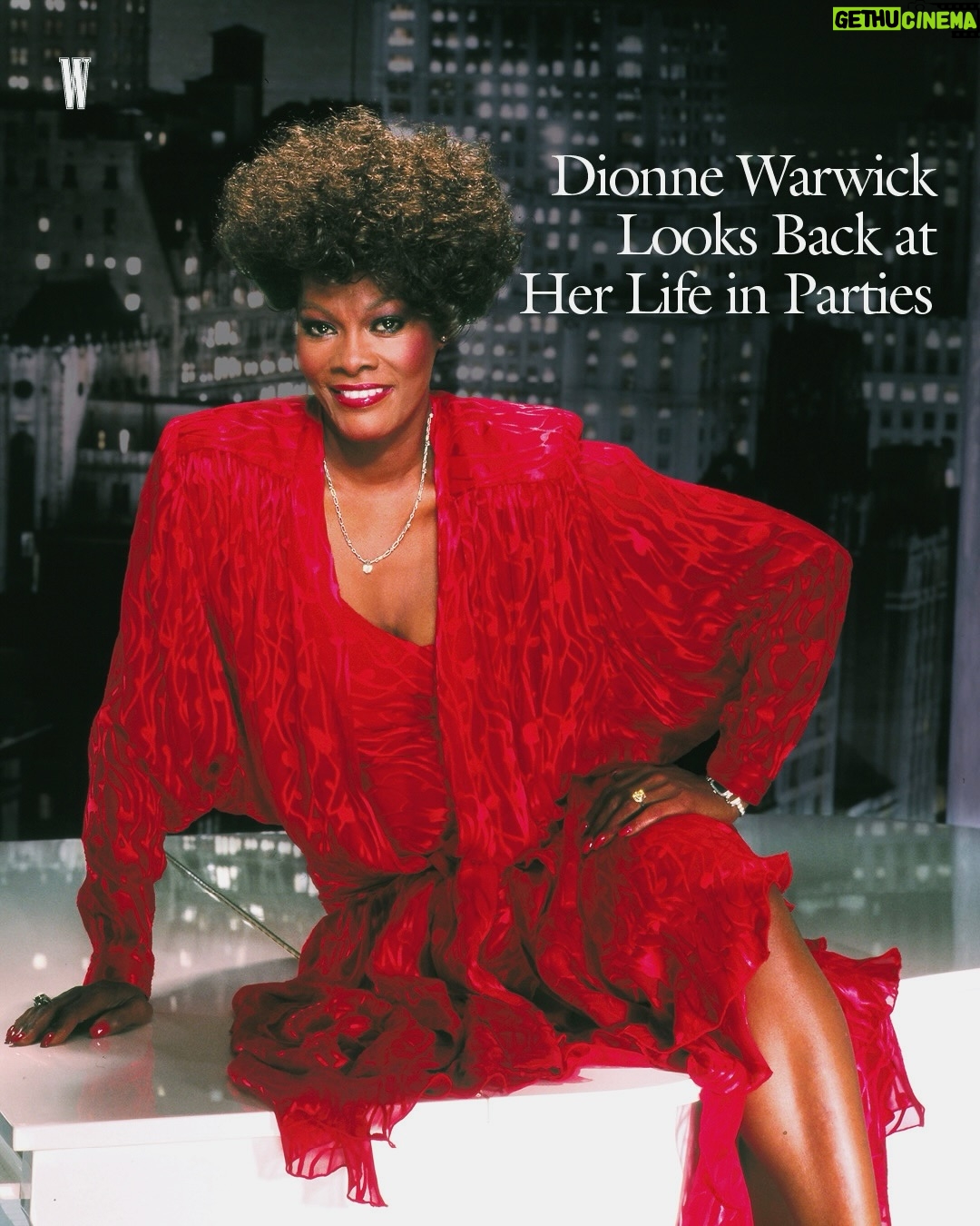 Dionne Warwick - 8.1K Likes - Happy 85th birthday to the one and only Dionne Warwick (@therealdionnew). To celebrate the six-time Grammy–winning icon, revisit her Life in Parties column, where she reflects on the friendships and festivities that shaped her career—from finding her voice in church to now tweeting whatever crosses her mind. “I should have been a comedienne,” Warwick says. “I love to laugh. I think it’s the best thing in the world for anybody.” Link in bio for the full story.
-
W Magazine 2021